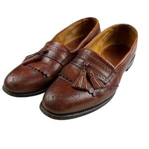Allen Edmonds Bridgeton Tassel Loafers 10.5D Brown